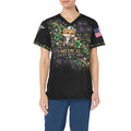 Lucky Duty Crew — Medical St. Patrick's Day All-Over Print Scrub Top