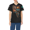 Thankful Crew — Respiratory Thanksgiving All-Over Print Scrub Top