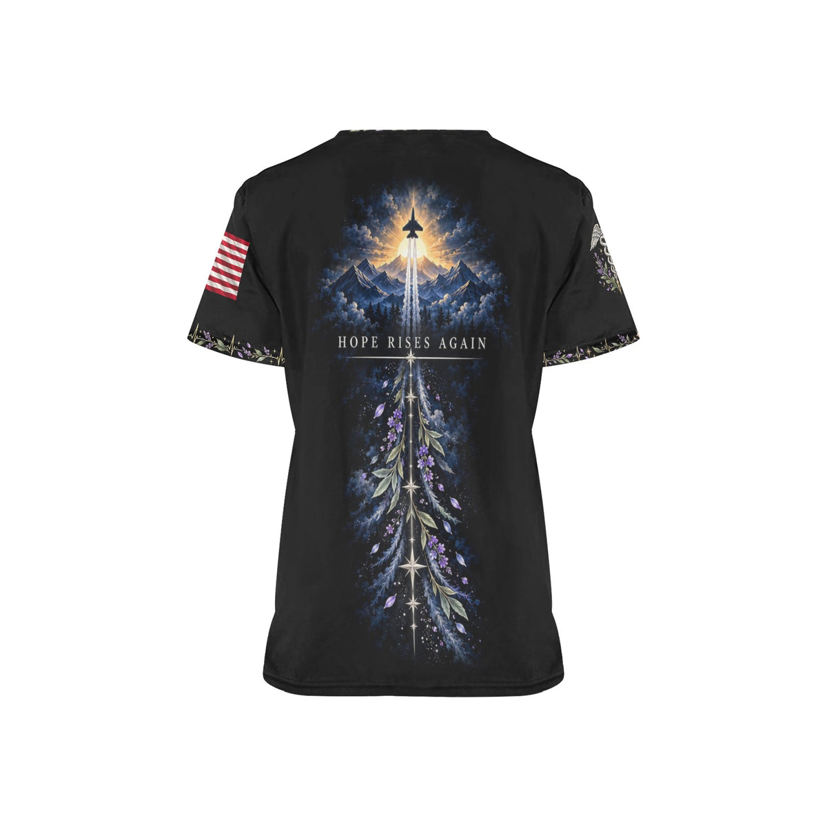 Renewed Resolve — Air Force Easter All-Over Print Scrub Top